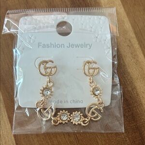 Gold Fashion Jewelry Earrings